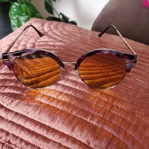 Marble purple sunglasses